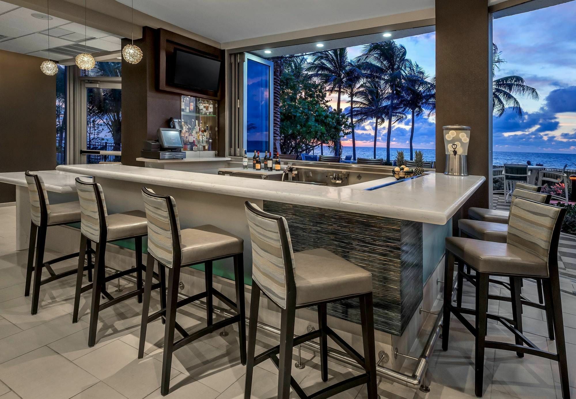 Residence Inn Fort Lauderdale Pompano Beach/Oceanfront Restaurang bild